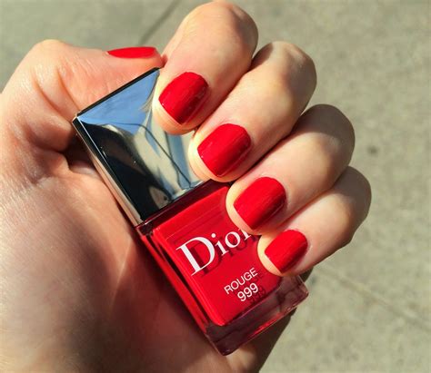 dior 999 vernis|best dior red nail polish.